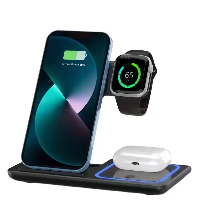 3 in 1 Wireless Charger Main Image 3 in 1 Wireless Charger Main Image